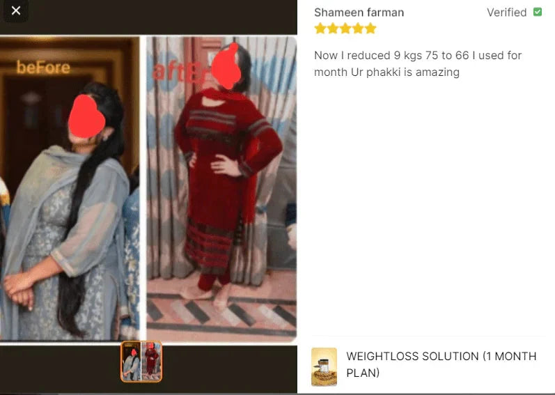 Special Weight Lose Herbal Powder 🌿 | 1-Month Plan 📆 | FREE DELIVERY ALL OVER PAKISTAN